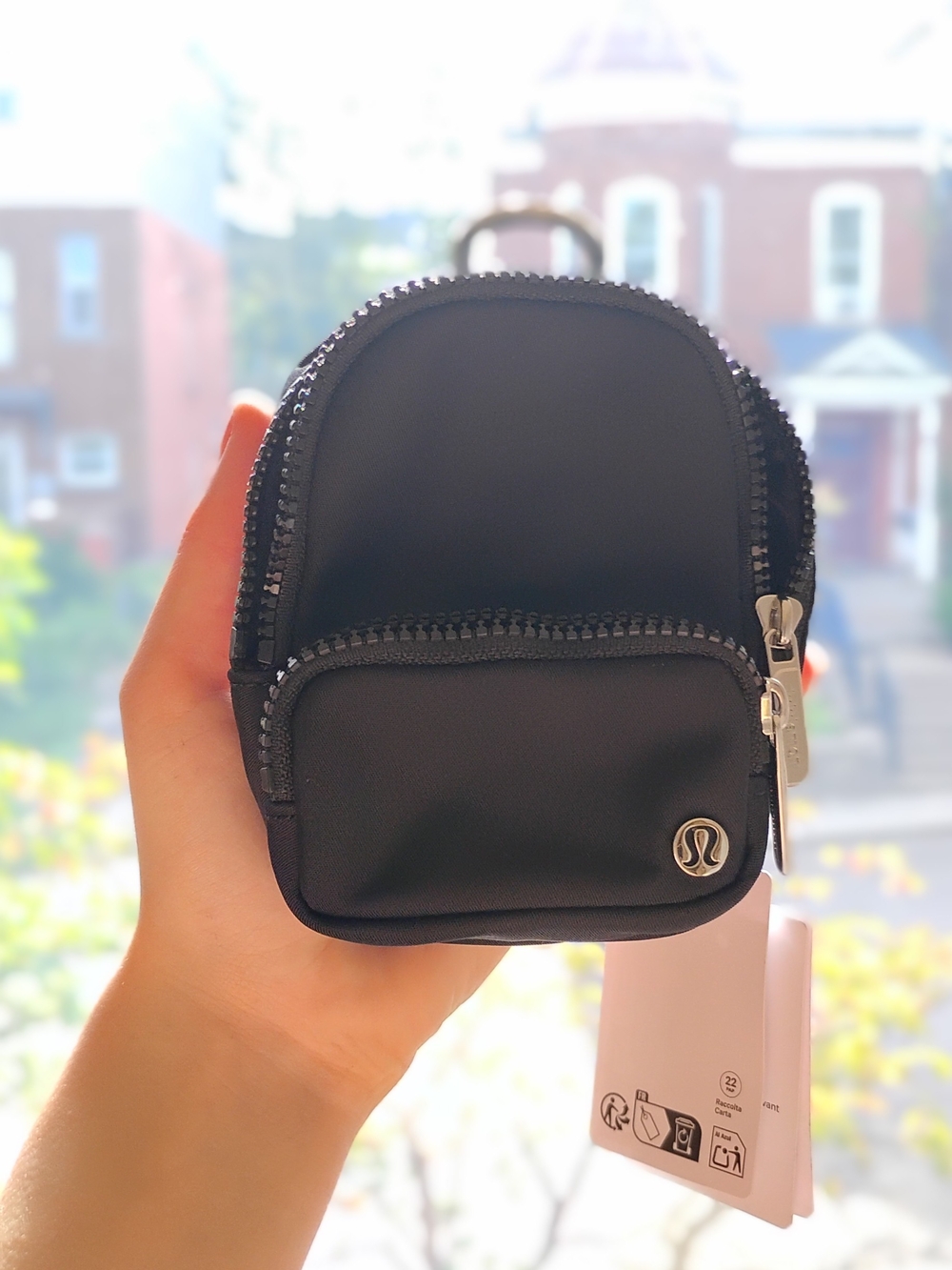 lululemon Black Mini Travel Pouch